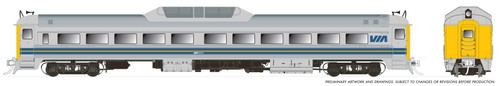 Rapido ~ HO Scale ~ Budd RDC-9 ~ VIA Rail Canada #6006 ~ DC/Silent ~ 16343
