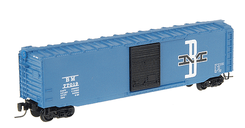 Micro Trains ~ Z Scale ~ 50' Standard Boxcar ~ Boston & Maine #77019 ~ 50500220