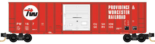 Micro Trains ~ Z Scale ~ 50' Ribside Plug-Door Boxcar ~ Providence & Worcester #1506 ~ 51000330