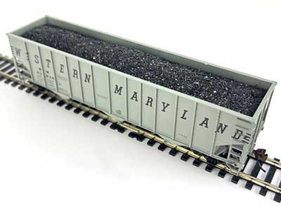 Bowser / English ~ HO Scale ~ Real Coal Load ~ Fits Bachmann 100 Ton 3 Bay Hopper ~ 2 Pack ~ 3-1572