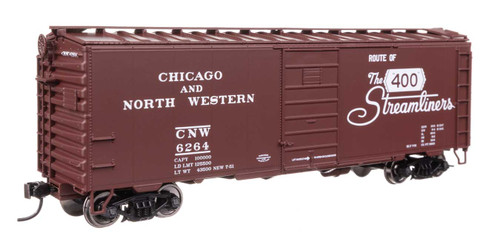 WalthersMainline ~ HO Scale ~ 40' PS-1 Boxcar ~ Chicago & North Western #6264 ~ 910-45507