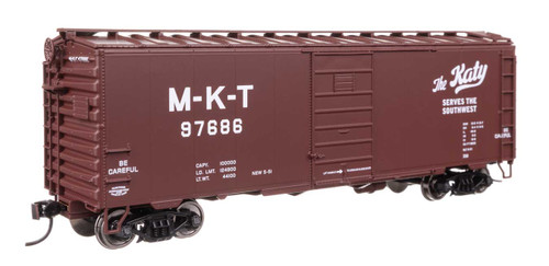 WalthersMainline ~ HO Scale ~ 40' PS-1 Boxcar ~ Missouri-Kansas-Texas #97686 ~ 910-45514