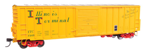 WalthersMainline ~ HO Scale ~ 50' ACF Exterior Post Boxcar ~ Illinois Terminal #7349 ~ 910-46015