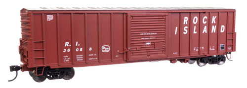 WalthersMainline ~ HO Scale ~ 50' ACF Exterior Post Boxcar ~ Rock Island #36088 ~ 910-46020