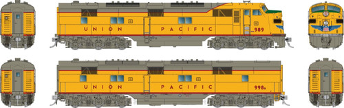 Rapido ~ HO Scale ~ EMD E7A + E7B ~ Union Pacific #989 + #998B ~ DC Silent ~ 29038