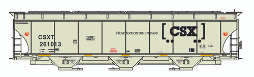 Intermountain ~ N Scale ~ Trinity 5161 Cubic Foot Hopper ~ CSX #261119 ~ 67261-04