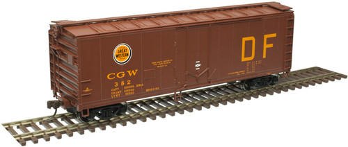 Atlas ~ HO Scale ~ Trainman ~ 40' Plug-Door Boxcar ~ Chicago Great Western #382 ~ 20006139