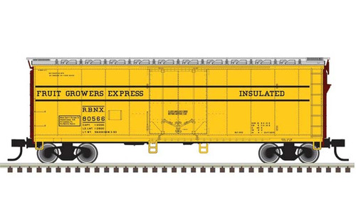 Atlas ~ HO Scale ~ Trainman ~ 40' Plug-Door Boxcar ~ Fruit Growers Express RBNX #80598 ~ 20006145