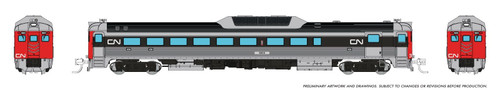 Rapido ~ N Scale ~ Budd RDC-2 ~ Canadian National CN #6203 ~ DC Silent ~ 516027