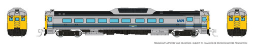 Rapido ~ N Scale ~ Budd RDC-2 ~ VIA Rail #6208 ~ DC Silent ~ 516041