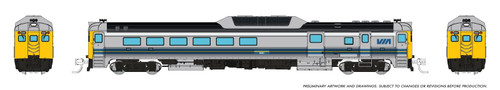 Rapido ~ N Scale ~ Budd RDC-3 ~ VIA Rail #6351 ~ DC Silent ~ 516075