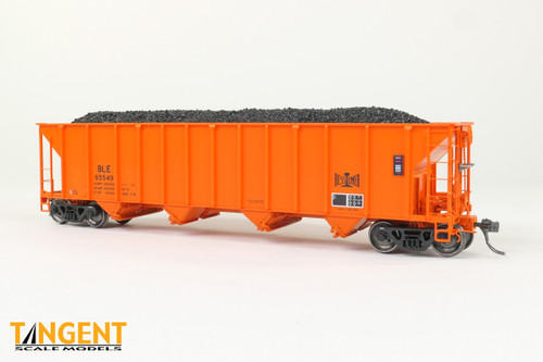 Tangent ~ HO Scale ~ Pullman-Standard 3400 Quad Coal Hopper ~ Bessemer & Lake Erie #65549 ~ 32062-02