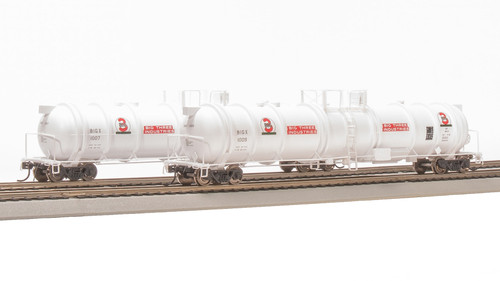 Broadway Limited ~ HO Scale ~ High-Capacity Cryogenic Tank Car ~ 2-Pack ~ Big 3 ~ 8033