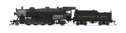 Broadway Limited ~ N Scale ~ USRA Light Mikado 2-8-2 ~ Chesapeake & Ohio #2362 ~ DCC Sound ~ 10075
