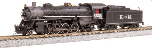 Broadway Limited ~ N Scale ~ USRA Light Mikado 2-8-2 ~ Ferrocarriles Nacionales de México N de M #2209 ~ DCC Sound ~ 10081