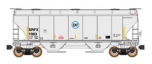Intermountain ~ N Scale ~ Trinity 3281 2-Bay Covered Hopper ~ SRFX #1004 ~ 669007-01
