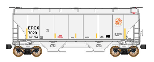 Intermountain ~ N Scale ~ Trinity 3281 2-Bay Covered Hopper ~ Excel Railcar ERCX #7010 ~ 669011-04