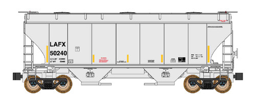 Intermountain ~ N Scale ~ Trinity 3281 2-Bay Covered Hopper ~ LaFarge LAFX #50235 ~ 669017-07
