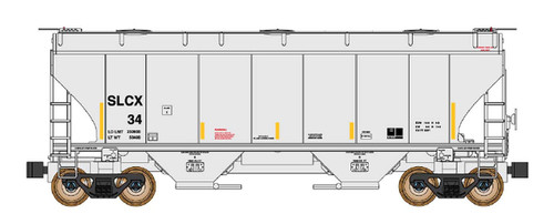 Intermountain ~ N Scale ~ Trinity 3281 2-Bay Covered Hopper ~ St. Lawrence Cement SLCX #12 ~ 669019-03