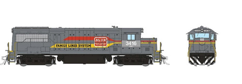 Rapido ~ HO Scale ~ GE U25B Low Hood ~ CSX #3417 ~ DCC Sound ~ 35542