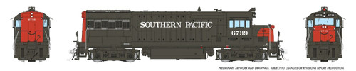 Rapido ~ HO Scale ~ GE U25B Low Hood ~ Southern Pacific #6739 ~ DCC Ready ~ 35074