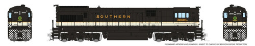 Rapido ~ HO Scale ~ GE U33C ~ Southern #3806 ~ DCC Sound ~ 43520