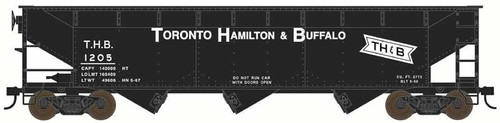 Bowser ~ HO Scale ~ 70 Ton Offset Hopper Car ~ Toronto Hamilton & Buffalo #1217 ~ 44151