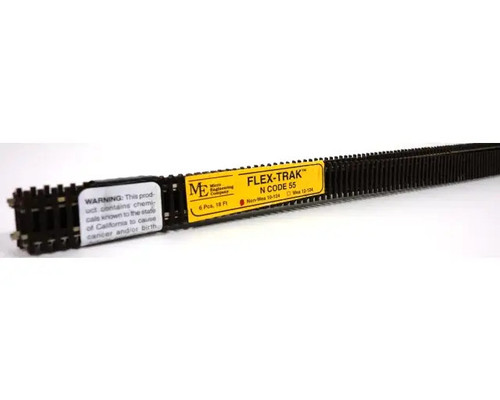 Micro Engineering ~ N Scale ~ Code 55 ~ Flex Track ~ 3' ~ 12 Pieces ~ 10-124-12