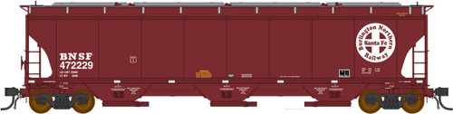 Intermountain ~ HO Scale ~ Trinity 5161 3-Bay Covered Hopper ~ BNSF #472380 ~ 472101-06