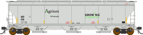 Intermountain ~ HO Scale ~ Trinity 5161 3-Bay Covered Hopper ~ Agrium #6705 ~ 472166-01