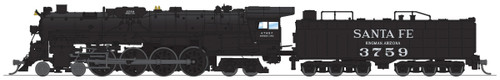 Broadway Limited ~ N Scale ~ 4-8-4 Northern ~ Santa Fe ATSF #3759 ~ DCC Sound ~ 9404
