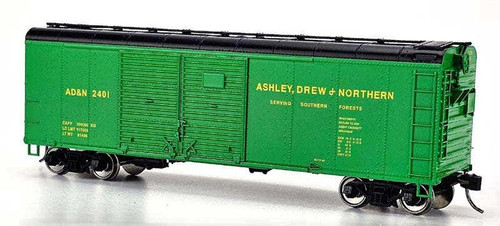 Bowser ~ HO Scale ~ X31A Single-Door Boxcar ~ Ashley, Drew & Northern #2408 ~ 43306