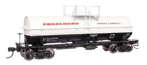 WalthersMainline ~ HO Scale ~ 36' Insulated Tank Car ~ Engelhard Minerals & Chemicals NATX #19606 ~ 910-48409