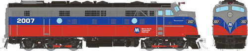 Rapido ~ HO Scale ~ Rebuilt EMD FL9 ~ Metro North #2007 ~ DCC Sound ~ 14623