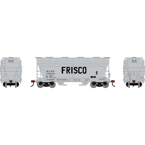 Athearn ~ HO Scale ~ ACF 2970 Covered Hopper ~ Frisco SLSF #78690 ~ 3304