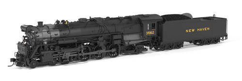 Broadway Limited ~ HO Scale ~ Brass Hybrid R3a 4-8-2 ~ New Haven #3562 ~ DCC Sound ~ 10155