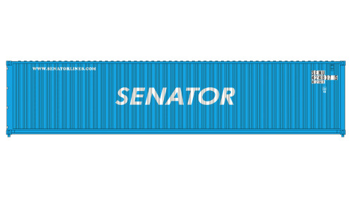 Class One Model Works ~ HO Scale ~ CIMC 40' Corrugated Containers ~ 3-Pack ~ Senator Lines ~ CT00717