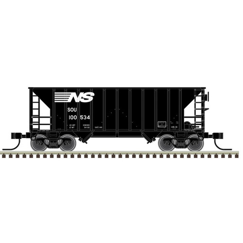 Atlas ~ N Scale ~ Greenville 100-Ton 2-Bay Hopper ~ Southern #100558 ~ 50007486