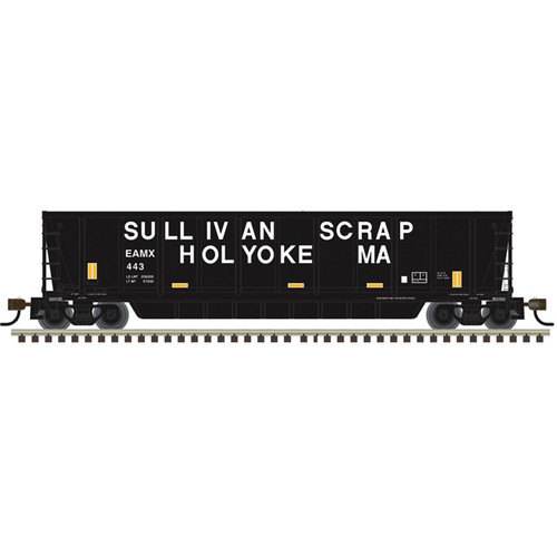 Atlas ~ HO Scale ~ Coalveyor Bathtub Gondola ~ Sullivan Scrap Metal EAMX #443 ~ 20008264