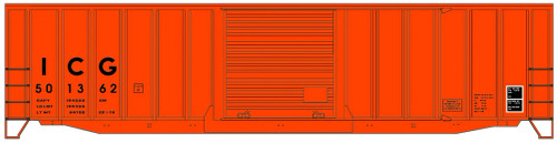 Accurail ~ HO Scale ~ 36' Double-Sheathed Wood Boxcar ~ Illinois Central Gulf #501362 ~ Kit ~ 81882