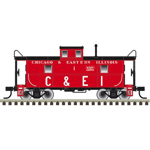 Atlas ~ HO Scale ~ Trainman Center-Cupola Caboose ~ Chicago & Eastern Illinois #1 ~ 20008279