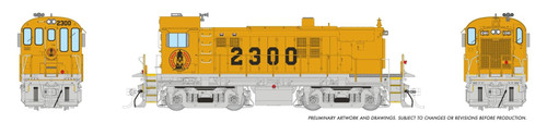 Rapido ~ HO Scale ~ MLW RS-23 ~ Splitrock Mining Co. #2300 ~ DCC Sound ~ 36630