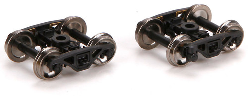 Athearn Genesis ~ HO Scale ~ Caboose/Early Generator Truck ~ 2 Pair ~ 4592