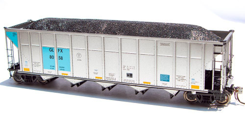 Rapido ~ HO Scale ~ AutoFlood III RD Coal Hopper ~ GLFX Unnumbered ~ 169026