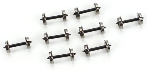 Athearn ~ HO Scale ~ 33" Metal Wheels ~ Short Axle ~ 8 Pieces ~ 90506