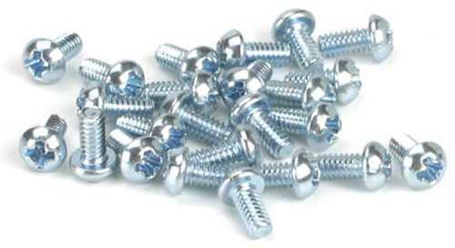 Athearn ~ HO Scale ~ Round Head Screws ~ 2-56 x 3/16" ~ 24 Pieces ~ 99001