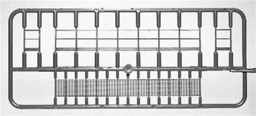 Tichy Train Group ~ HO Scale ~ Open-Great Platforms with Handrails ~ 2 Pieces ~ 8001