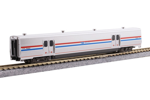 Kato ~ N Scale ~ Viewliner II Baggage Car ~ Amtrak #61061 ~ Phase III ~ Lighted ~ 156-0964-1