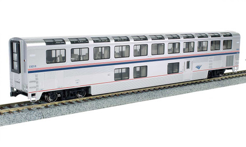 Kato ~ HO Scale ~ Superliner I Lounge ~ Amtrak #33023 ~ Phase VI ~ Lighted ~ 35-6071-1