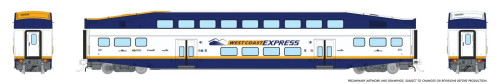 Rapido ~ HO Scale ~ BiLevel Commuter Coach ~ West Coast Express #401 ~ 1110032
